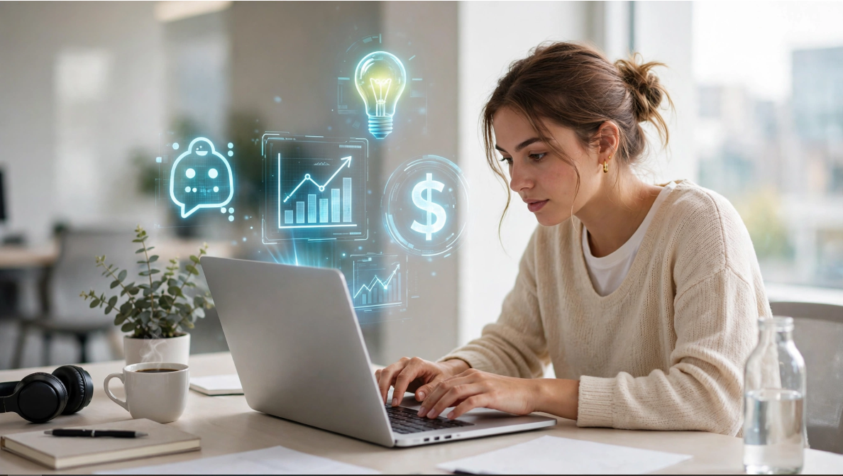 Online business with ai